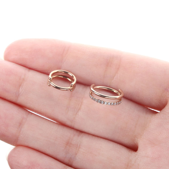 G23%2016G%20Titanium%20CZ%20Row%20Conch%20Nose%20Ring%20Cartilage%20Hoop%20Daith%20Tragus%20Helix%20Lobe%20Earring%20Hinged%20Segment%20Clicker%20Piercing%20Jewelry%20-%20Image%205