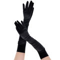 44cm/53cm/65cm Luxury Velvet Women Long Gloves Black Elastic Party Prom Etiquette Wedding Dress Retro Accessories.