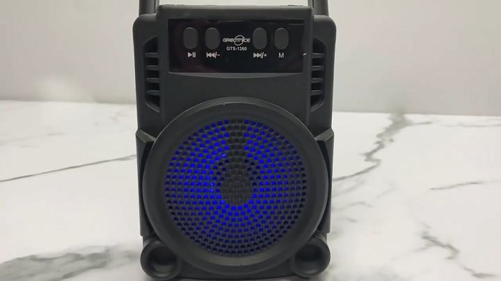 Sixonic GTS 1360 Portable Rechargeable Mini Wireless Bluetooth Speaker With FM Radio USB & SD Card Supported Super Loud Stereo Sound Mini BT Speaker