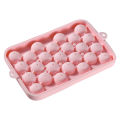 25 Grids Silicone Ice Grid Ball Ice Cube Mold with Cover Ice Storage Box Easy to Demould Ice Making Bar Home Party Kitchen Tools. 