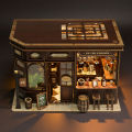 DIY Wooden Doll Houses Miniature Assembly Model Kit 3D Puzzle With Light Furniture Cottage Dollhouse for Friends  . 