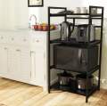 Waseeh online Premium quality luxury Non-punching Kitchen Shelves Rack. 