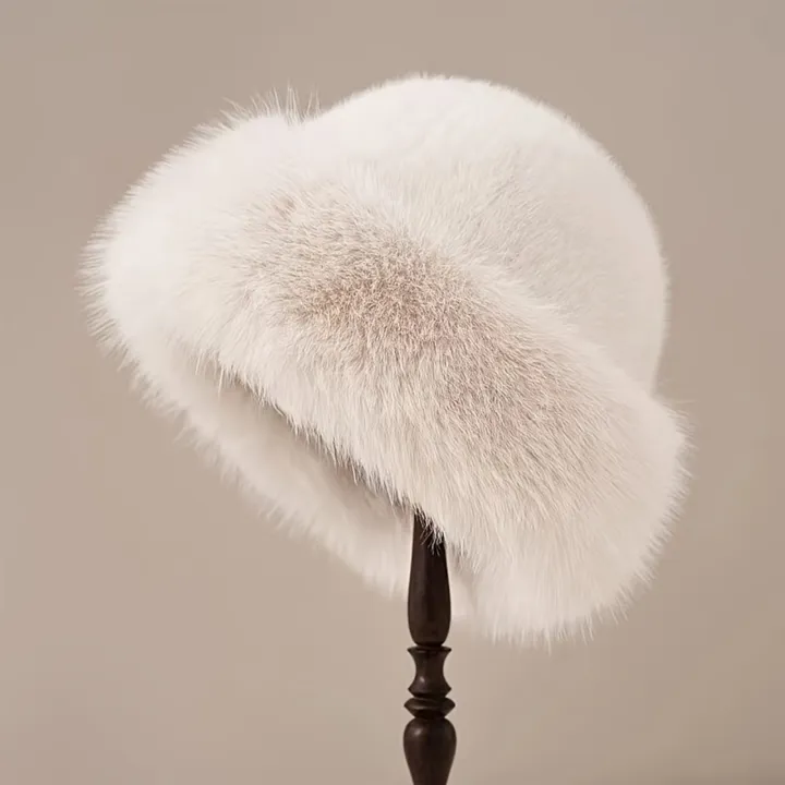Thicken%20Plush%20Warm%20Fur%20Hat%20Fluffy%20Beanie%20Warm%20Thick%20Hat%20Mongolian%20Caps%20for%20Casual%20Trips%20Sports%20Skiing%20-%20Image%204
