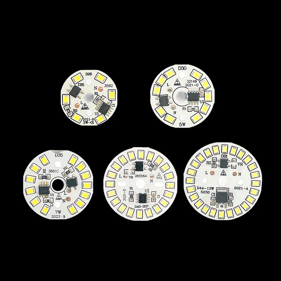PwwQmm 10pcs/lot LED Chip 15W 12W 9W 7W 5W 3W No Need Driver AC 220V ...