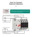 CSQ 100A 4P 3 Phase ATS 4 Pole Dual Power Din Rail Automatic Transfer Switch ATS Auto Change Over With Arc Chutte Protectors For Solar PV Inverter And Grid Type. 