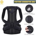 Smart Posture Corrector Vibration Belt USB Rechargeable Intelligent Vibration Induction Sensor Reminder High Elasticity Adjustable Upper Back Shoulder Lumbar Waist Support Belt SPINE CORRECTION for Children and Adult​. 