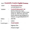 Goodwill Creative English Grammar For Grade 9 & 10 SEE & Other Competitive Examination | Edition 2081 | Pramod Kumar Pandey. 