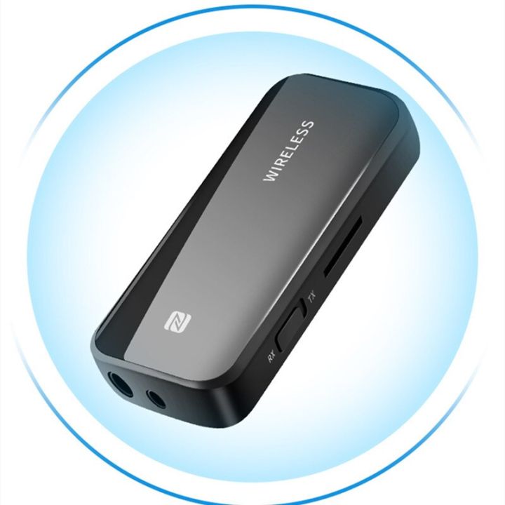 Bluetooth 5.0 Aux Adapter Wireless Dongle NFC TF Card 3.5mm Jack Handsfree For TV PC Speaker Car Kit Audio Receiver Transmitter