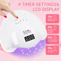 SUN5 UV LED Nail Lamp 48W Nail Dryer For Curing Gel Nail Polish With 4 Timer Automatic Sensor LCD Display Professional Nail Lamp.