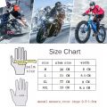 Motorcycle Gloves Black Racing Genuine Leather Motorbike White Road Riding Team Glove Summer Winter Wearable for Furygan AFS 18. 