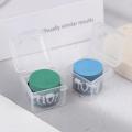 1Pc With Storage Box No-slip Billiard Chalks Pool Easy Powder Billiard Chalk Pool Cue Stick Chalk Snooker Accessories. 