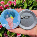 58mm Anime The Summer Hikaru Died Tsujinaka Yoshinori  Cosplay COSTUME Badge Pin SPTE Tinplate Brooch Prop Xmas . 