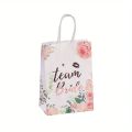5Pcs Bride Tribe Team Bride Paper Gift Bag Bride To Be Wedding Party Bride Shower Hen Party Decoration Supplies. 