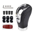 5/6 Speed Gear Shift Knob Manual Transmission Universal Car PU Leather Extended Gear Shifter Gear Head Gear Stick Shift Knob.