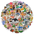25 pcs italian Brainrot stickers ballerina cappucina,tung tung for kids ,phone ,laptop phone etc. 