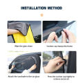 SEAMETA Car Sun Shade UV Protection Car Curtain Car Window Sunshade Rear Window Mesh Sun Visor Summer Protection Window Film. 