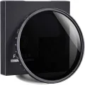 JACKAR 86mm Variable ND Filter ND2-ND400 (9 Stop) Lens Filter Waterproof Scratch Resistant Nano-X Series. 