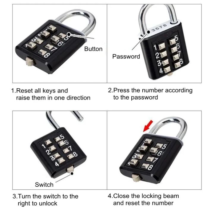8%20Digits%20Password%20Code%20Outdoor%20Combination%20Padlock%20Waterproof%20Zinc%20%20Alloy%20Suitcase%20Travel%20Luggage%20Anti-thieft%20Keyed%20Smart%20Lock%20-%20Image%204