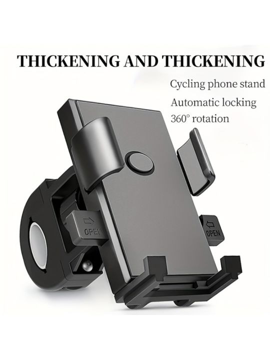 Universal%20Motorcycle%20&%20Bicycle%20Phone%20Mount%20360%C2%B0%20Rotatable%20Secure%20Anti-Shake%20Handlebar%20Holder%20with%20Automatic%20Locking%20Mechanism%20-%20Image%207