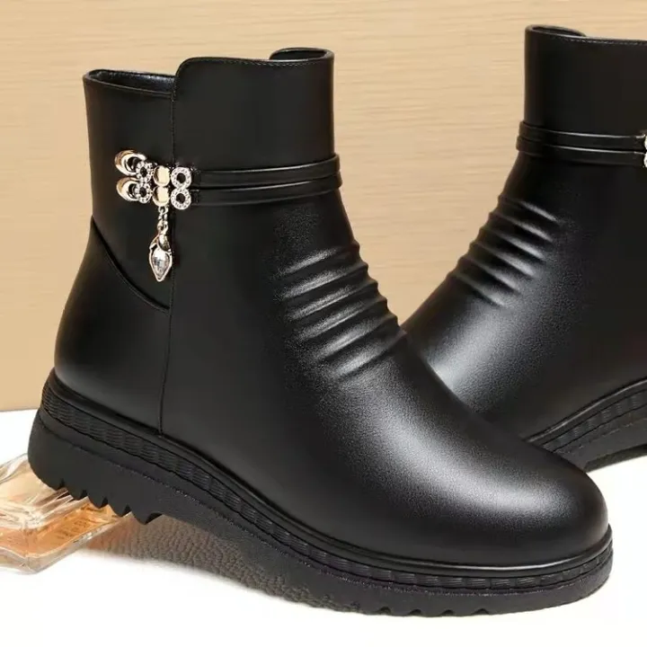 2024%20Women%20Winter%20Casual%20Platform%20Block%20High%20Heels%20Ankle%20Boots%20Female%20Suede%20Fleece%20Zipper%20Buckle%20Warm%20Snow%20Boots%20Shoes%20-%20Image%205