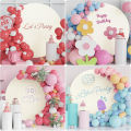 Round Wedding Arch Cover Fitted Wedding Arch Stand Cover Round Top Arch Backdrop Cover for Birthday Party Ceremony Banquet Decor.