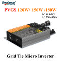 120W 150W 180W MPPT Solar PV On Grid Tied Micro Power Inverter DC10.8-30V to AC110V-230V 50HZ/60HZ Waterproof IP65. 