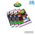 Araliya Ex Book A5 80 Page 3 Pieces Single Rule | Square Rule | Jaffna Rule | Double Rule | Half Inch Box Rule | One Inch Box Rule. 