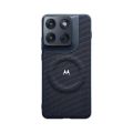 Luxury Business Sle Woven Leather Magnetic Case for  Signature Moto Edge70 Ultra Fusion X70 Air Pro Bumper Protect Cover. 