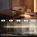 Tuya Zigbee CCT COB LED Strip 12V 1m 2m 3m 5m 10m FOB Flexible Dimmable Tape 2700K to 6500K Lighting for Alexa  Assistant. 
