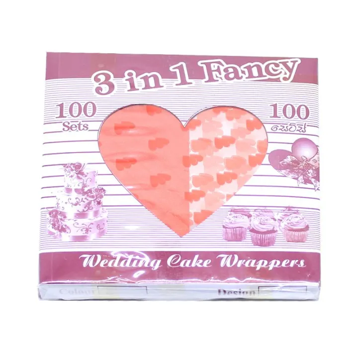 100%20Pcs%20Wedding%20Cake%20Wrappers%20/%20Rich%20Cake%20Wrappers%20/%20Wedding%20Cake%20Wrapping%20Bundle,%20Butter%20Paper%20-%20Image%202