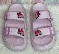 New Soft EVA Rubber Lightweight & Comfortable Buckle Sandals with Cute Charms for Girls & Womens. 
