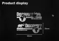 Metal Sticker Badge Discovery For 1/10 Rc Crawler Car Defender Trax Trx4 Bronco Axial Scx10 90046 Wrangler D90 D110 Trx-6 G63. 