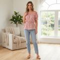 Diamond Georgette Stylish Top for Girls and Women Western Fashion Tunic Casual Wear Elegant Outfit. 