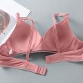 Women'S Seamless Bra Breathable Holes Contrasting Shoulder Straps Exquisite Pendants Daily Wear All Seasons Suitable Commuting. 