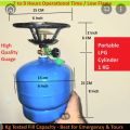 Portable Camping Gas Cylinder Mini for Camping Stove 1Kg. 