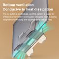 Hagibis Vertical Laptop Stand Transparent Desktop Gravity Holder Notebook Support For MacBook Pro Air Surface Book Laptops. 
