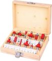 12pcs Router Bit set 1/4" Shank For wood working. 