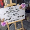 Entrance board for Engagement mehendi dholki wedding nikkah birthday etc it's make your occasion more fancy and elegent customize design and size. 