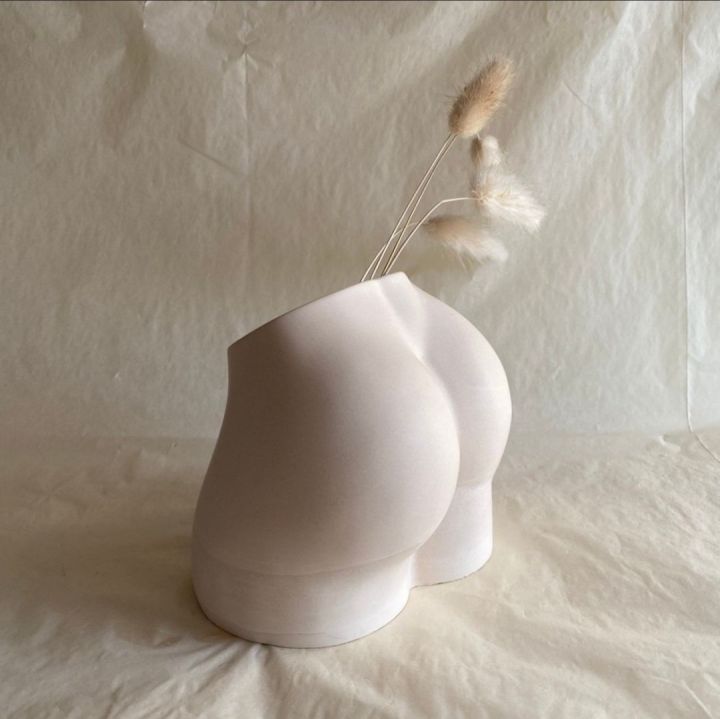BUM VASE - Bum Vase - Bum Vessel - Bum - Minimal Decoration  - Flower Vase - Female Body - Pen Holder - Body