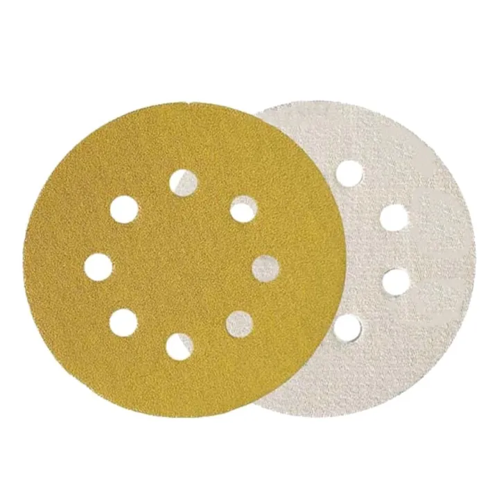 20pcs%205%20Inch%208-Hole%20125mm%20Sanding%20Discs%20Sanding%20Polishing%20Sandpaper%20Grit%2080/120/180/240/320/400/600%20For%20Metal%20Polishing%20-%20Image%202