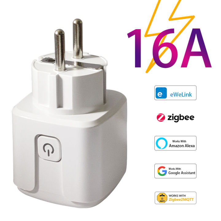 Zigbee smart sockets require a gateway to use and can not support tuya .• Voice Control :Control your electrical devices with y