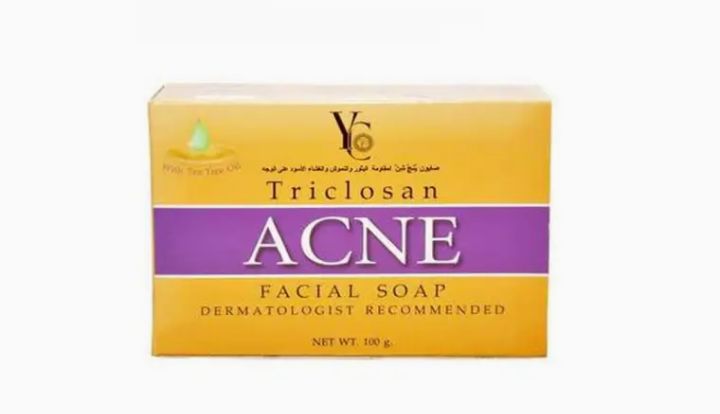 triclosan acne facial soap