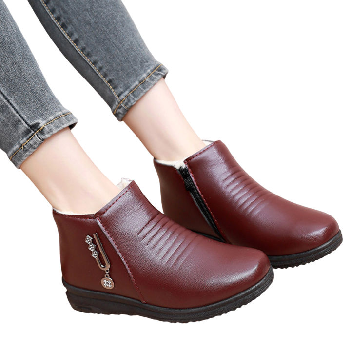 Women's%20Winter%20Warm%20Boot%20Waterproof%20Warm%20Ankle%20Booties%20Rain%20Boots%20for%20Halloween%20Thanksgiving%20Christmas%20Gifts%20-%20Image%204