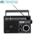 RETEKESS TR618 AM FM SW Portable Radio with Digital MP3 Player Support Micro SD and USB Loud Volume Big Speaker for Home Elder. 