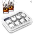 Stainless Steel 304 Reusable Ice Cube Set. 