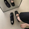 Fashion Solid Color Simple Elegant Casual Flat Wear-resistant Comfortable Fashionable Women's Shoes Chaussure Femme. 