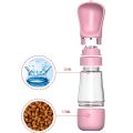 2 In 1 Portable Dog Water Bottle For Small Large Dogs Cats Outdoor Walking Drinking Bowls Pet Feeder Puppy Chihuahua Supplies. 