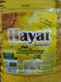 Hayat sunflower oil 100% pure imported. 