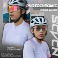 Scvcn Photochromic Sunglasses Cycling Blue Outdoor Sports Bike Glasses Red Man MTB Fishing Glasses Eyewear Bicycle Goggles 2024.