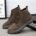 🔥Spot products🔥Fashion men Martin boots outdoor ankle boots men work shoes durable. 